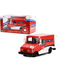 Canada Post LLV Long-Life Postal Delivery Vehicle Red and White 1/24 Diecast Model by Greenlight