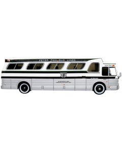 1966 GM PD4107 "Buffalo" Coach Bus "Peter Pan Bus Lines" Destination: "Providence" (Rhode Island) "Vintage Bus & Motorcoach Collection" 1/87 Diecast Model by Iconic Replicas