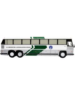 MCI MC-12 Coach Classic Bus "U.S. Immigration & Naturalization Service" "Vintage Bus & Motorcoach Collection" 1/87 Diecast Model by Iconic Replicas