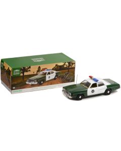 1975 Plymouth Fury Green and White "Capitol City Police" 1/18 Diecast Model Car by Greenlight