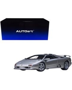 Lamborghini Diablo SE30 Jota Titanio Silver Metallic 1/18 Model Car by Autoart