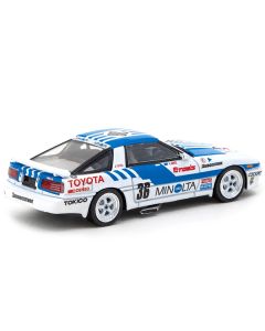 Toyota Supra RHD (Right Hand Drive) #36 Alan Jones "Minolta" Macau Guia Race (1987) "Hobby64" Series 1/64 Diecast Model Car by Tarmac Works