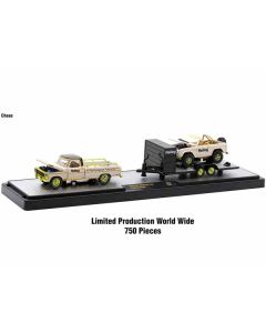 Auto Haulers Set of 3 Trucks Release 53 Limited Edition to 8400 pieces Worldwide 1/64 Diecast Model Cars by M2 Machines