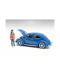 Beach Girl Gina Figurine for 1/18 Scale Models by American Diorama