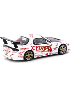 Vertex RX-7 FD3S White with Graphics RHD (Right Hand Drive) 