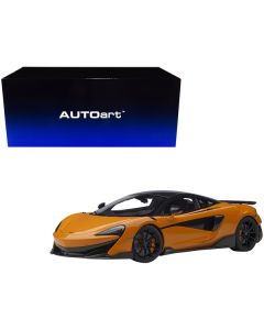 Mclaren 600LT Myan Orange and Carbon 1/18 Model Car by Autoart