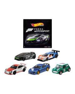 "Forza Motorsport" 5 piece Set Diecast Model Cars by Hot Wheels