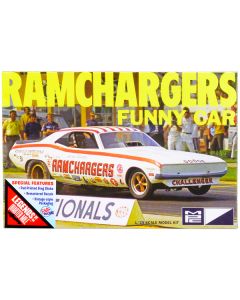 Skill 2 Model Kit Dodge Challenger Ramchargers Funny Car "Legends of the Quarter Mile" 1/25 Scale Model by MPC