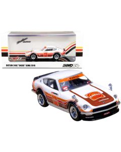 Datsun 240Z White with Stripes "Eneos" SEMA (2018) 1/64 Diecast Model Car by Inno Models