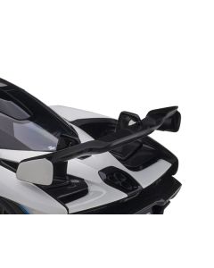 Mclaren Senna Vision Pure White and Black 1/18 Model Car by Autoart