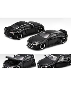 Lexus LC500 LB Works RHD (Right Hand Drive) Dark Black Limited Edition to 1200 pieces 1/64 Diecast Model Car by Era Car