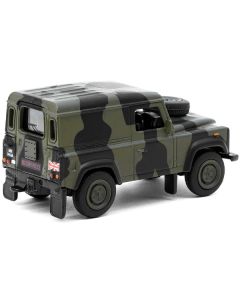 Land Rover Defender "Royal Military Police" Green Camouflage "Collab64" Series 1/64 Diecast Model Car by Schuco & Tarmac Works