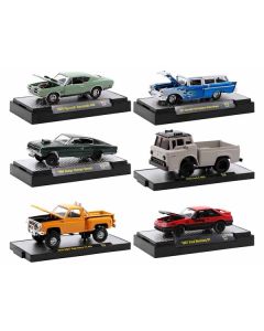 "Auto-Thentics" 6 piece Set Release 72 IN DISPLAY CASES Limited Edition to 9600 pieces Worldwide 1/64 Diecast Model Cars by M2 Machines