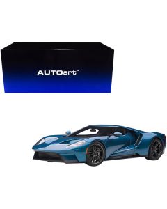 2017 Ford GT Liquid Blue Metallic 1/12 Model Car by Autoart