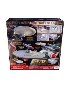 Skill 2 Model Kit U.S.S. Enterprise NCC-1701 Pilot Edition Star Trek 3-in-1 1/350 Scale Model by Polar Lights