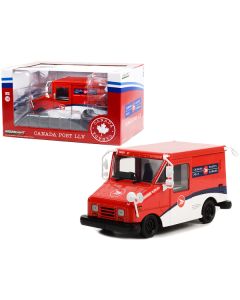 Canada Post LLV Long-Life Postal Delivery Vehicle Red and White 1/18 Diecast Model Car by Greenlight