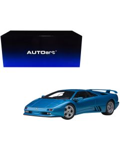 Lamborghini Diablo SE30 Blu Sirena Blue Metallic 1/18 Model Car by Autoart