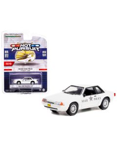 1993 Ford Mustang SSP Police White "Oregon State Police" "Hot Pursuit" Series 41 1/64 Diecast Model Car by Greenlight