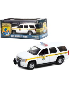 2012 Chevrolet Tahoe White with Yellow Stripes "U.S. Fish & Wildlife Service Law Enforcement" 1/43 Diecast Model Car by Greenlight