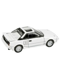 1985 Toyota MR2 MK1 Super White with Sunroof 1/64 Diecast Model Car by Paragon Models