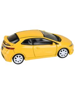 2007 Honda Civic Type R FN2 Sunlight Yellow 1/64 Diecast Model Car by Paragon Models