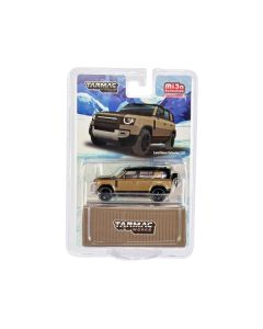 Land Rover Defender 110 Brown Metallic and Black Limited Edition to 3600 pieces Worldwide 1/64 Diecast Model Car by Tarmac Works