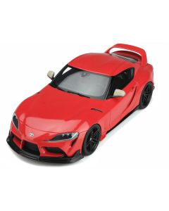 2020 Toyota Supra GR Heritage Edition Red 1/18 Model Car by GT Spirit