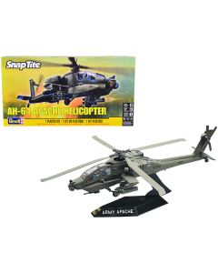 Level 2 Snap Tite Model Kit AH-64 Apache Helicopter 1/72 Scale Model by Revell