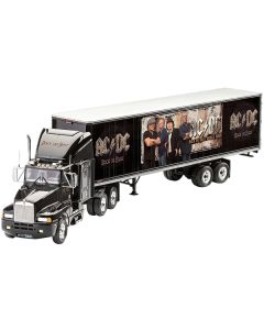 Level 3 Model Kit Kenworth Tour Truck "AC/DC Rock or Bust" 1/32 Scale Model by Revell