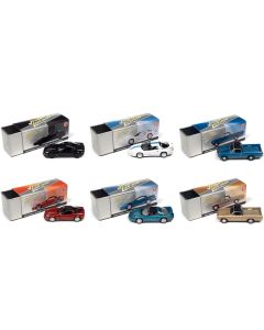 Johnny Lightning Collector's Tin 2022 Set of 6 Cars Release 1 Limited Edition of 7148 pieces Worldwide 1/64 Diecast Model Cars by Johnny Lightning