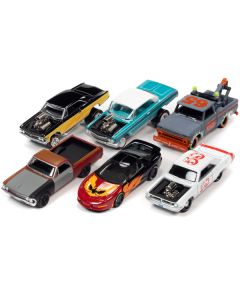 "Street Freaks" 2021 Set A of 6 Cars Release 4 1/64 Diecast Model Cars by Johnny Lightning