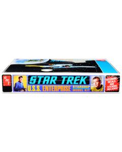 Skill 2 Model Kit U.S.S. Enterprise NCC-1701 Space Ship "Star Trek" 1/650 Scale Model by AMT