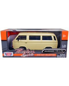 Volkswagen Type 2 (T3) Van Beige "Timeless Legends" Series 1/24 Diecast Model Car by Motormax