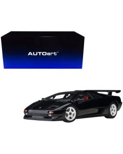 Lamborghini Diablo SV-R Deep Black 1/18 Model Car by Autoart