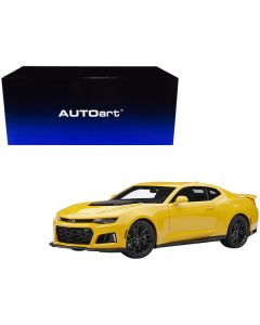 Chevrolet Camaro ZL1 Bright Yellow 1/18 Model Car by Autoart