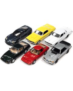 "Classic Gold Collection" 2022 Set B of 6 Cars Release 2 1/64 Diecast Model Cars by Johnny Lightning