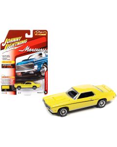 1969 Mercury Cougar Eliminator Yellow with Black Stripes "Classic Gold Collection" Series Limited Edition to 12240 pieces Worldwide 1/64 Diecast Model Car by Johnny Lightning