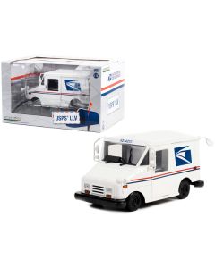 United States Postal Service (USPS) Long-Life Postal Delivery Vehicle (LLV) White 1/18 Diecast Model Car by Greenlight