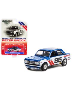 1972 Datsun 510 #85 BRE (Brock Racing Enterprises) "Happy 85th Birthday Peter Brock" "Hobby Exclusive" 1/64 Diecast Model Car by Greenlight