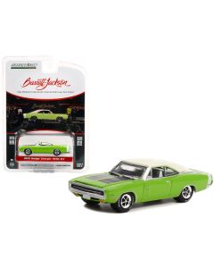 1970 Dodge Charger HEMI R/T Sublime Green with White Roof and White Tail Stripe (Lot #777) Barrett-Jackson 'Scottsdale Edition' Series 10 1/64 Diecast Model Car by Greenlight