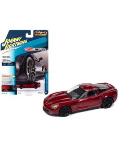 2012 Chevrolet Corvette Z06 Crystal Red Metallic "Classic Gold Collection" Series Limited Edition to 12240 pieces Worldwide 1/64 Diecast Model Car by Johnny Lightning