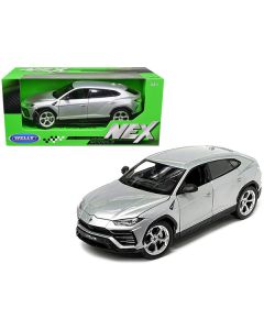 Lamborghini Urus Gray Metallic "NEX Models" 1/24 Diecast Model Car by Welly