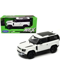 2020 Land Rover Defender Cream White "NEX Models" 1/26 Diecast Model Car by Welly