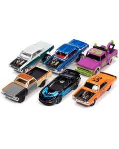 "Street Freaks" 2021 Set B of 6 Cars Release 4 1/64 Diecast Model Cars by Johnny Lightning