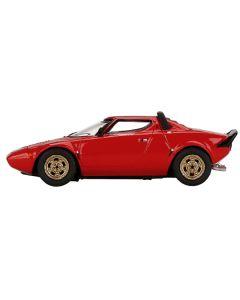 Lancia Stratos HF Stradale Rosso Arancio Red Limited Edition to 2400 pieces Worldwide 1/64 Diecast Model Car by Mini GT