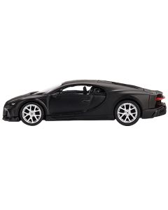 Bugatti Chiron Super Sport 300+ Matt Black Limited Edition to 6600 pieces Worldwide 1/64 Diecast Model Car by Mini GT