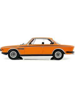 1971 BMW 3.0 CSL Orange with Black Stripes Limited Edition to 600 pieces Worldwide 1/18 Diecast Model Car by Minichamps