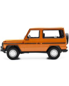 1980 Mercedes-Benz G-Model (SWB) Orange with Black Stripes Limited Edition to 504 pieces Worldwide 1/18 Diecast Model Car by Minichamps