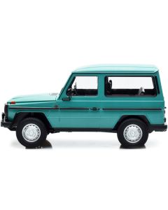 1980 Mercedes-Benz G-Model (SWB) Turquoise with Black Stripes Limited Edition to 504 pieces Worldwide 1/18 Diecast Model Car by Minichamps