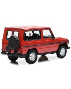 1980 Mercedes-Benz G-Model (SWB) Red with Black Stripes Limited Edition to 504 pieces Worldwide 1/18 Diecast Model Car by Minichamps